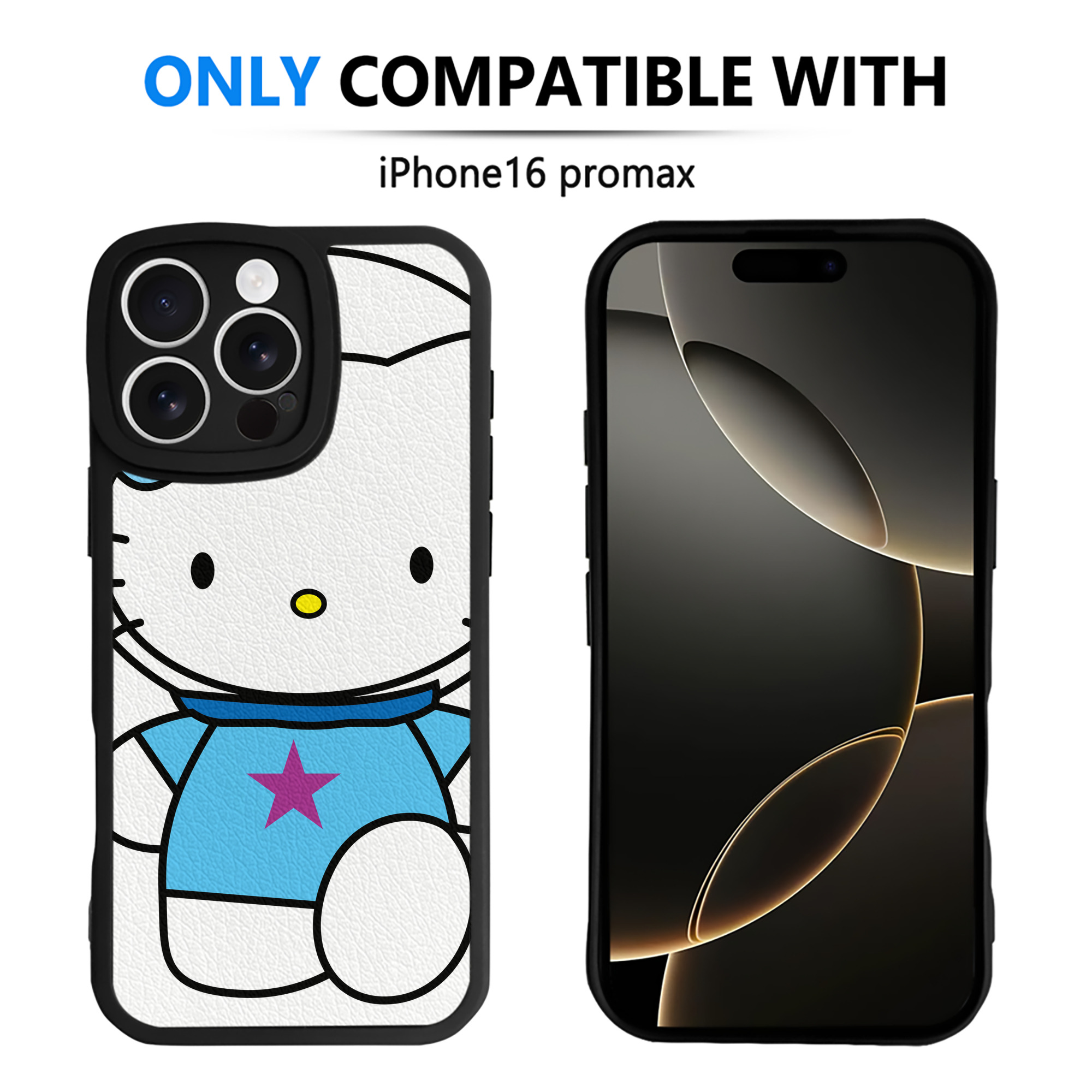 （画像用） Hello Kitty ハローキティ 【iPhone 16シリーズ対応】シリコンスマホケース（レザー調） 材質：シリコン